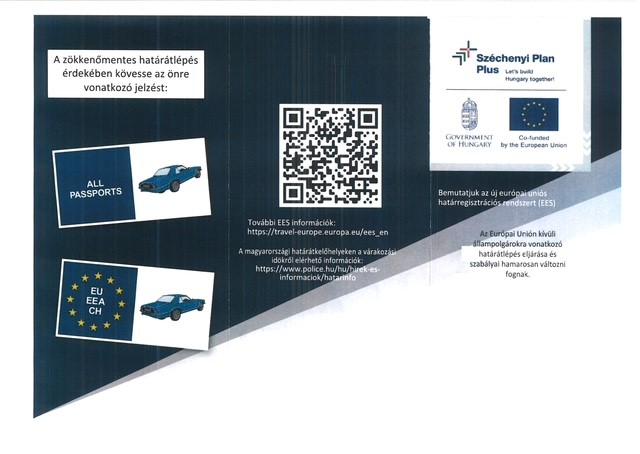 Változás a határátlépésnél!